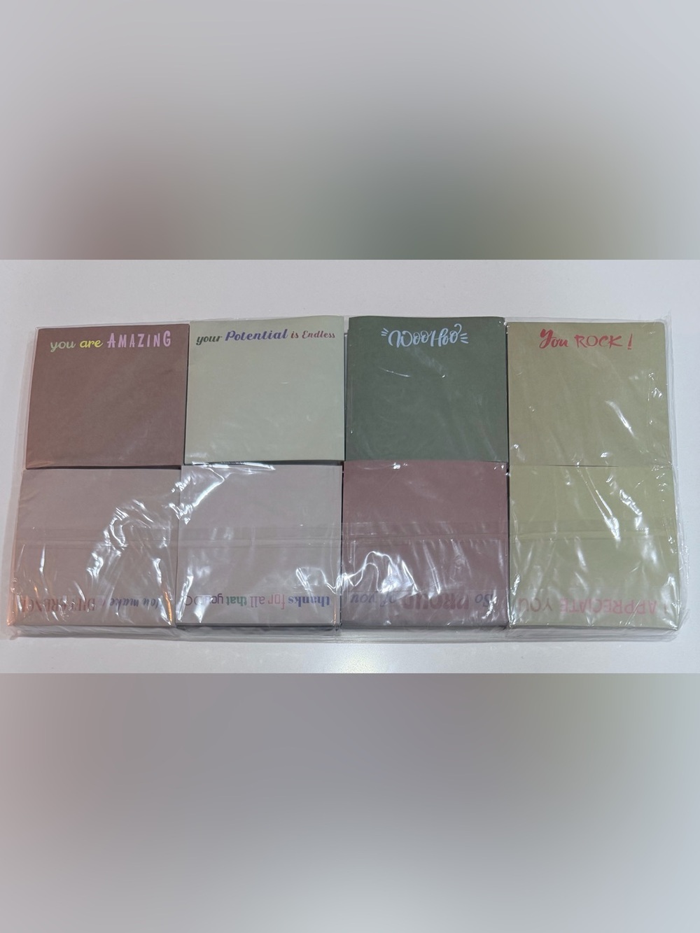 Assorted Inspirational Pastel Sticky Notes - Multi-Color - Picture 2 of 2